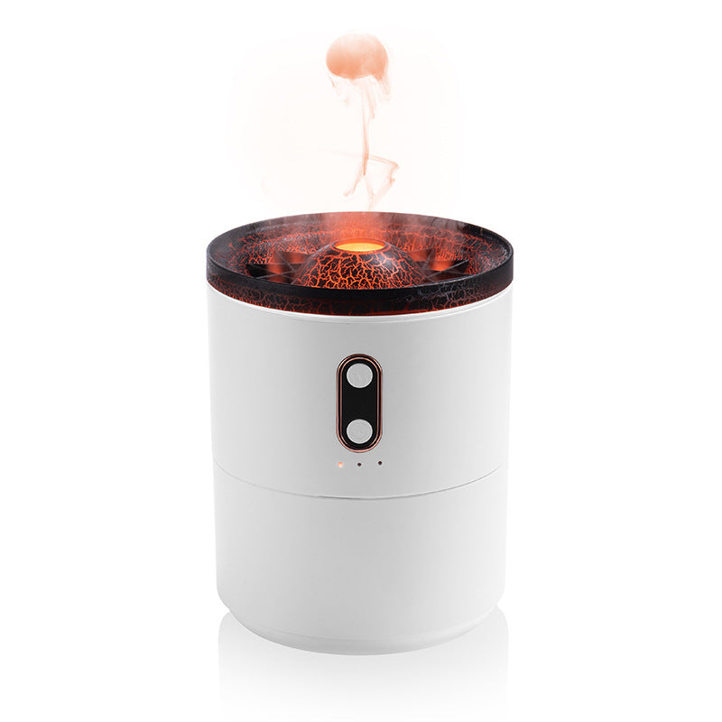 Volcanic Flame Jellyfish Diffuser USB Rechargeable Aroma Humidifier